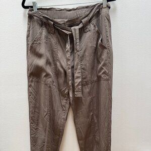 Banana Republic Cropped Tie-Waist Pant